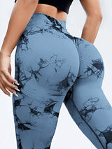 BEAUTIFUL I AM Tie-Dye High Waist Active Wear Leggings