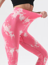 BEAUTIFUL I AM Tie-Dye High Waist Active Wear Leggings