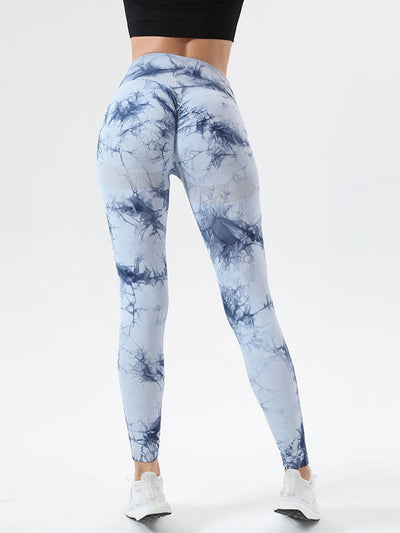 BEAUTIFUL I AM Tie-Dye High Waist Active Wear Leggings