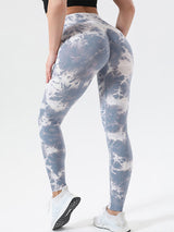 BEAUTIFUL I AM Tie-Dye High Waist Active Wear Leggings