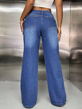 BEAUTIFUL I AM Wide Leg Jeans with Pockets