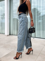 BEAUTIFUL I AM High Waist Wide Leg Jeans