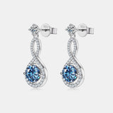 BEAUTIFUL I AM 1 Carat Moissanite Jewelry 925 Sterling Silver Earrings