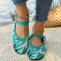 BEAUTIFUL I AM Printed Round Toe Flat Slip-Ons Shoes