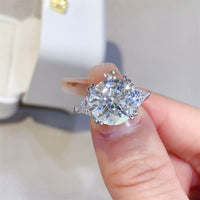 BEAUTIFUL I AM 5 Carat Moissanite Jewelry 925 Sterling Silver Ring