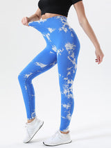 BEAUTIFUL I AM Tie-Dye High Waist Active Wear Leggings