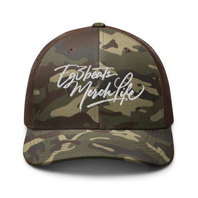 EG3BEATS MERCH LIFE Camouflage Trucker Hat