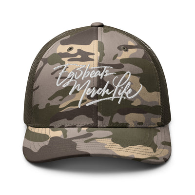 EG3BEATS MERCH LIFE Camouflage Trucker Hat