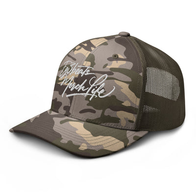 EG3BEATS MERCH LIFE Camouflage Trucker Hat