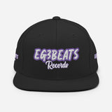 EG3BEATS RECORDS PURPLE Snapback Hat