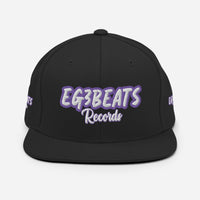 EG3BEATS RECORDS PURPLE Snapback Hat