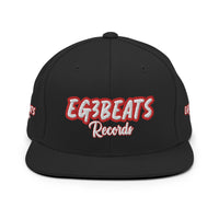 EG3BEATS RECORDS RED Snapback Hat