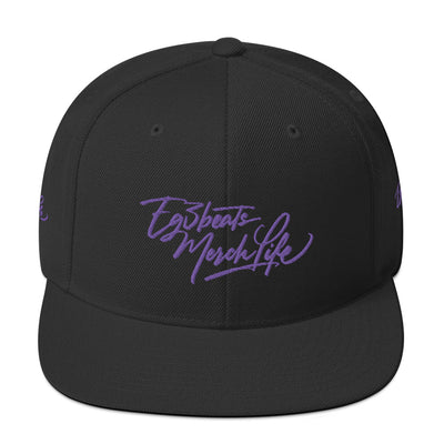 EG3BEATS MERCH LIFE PURPLE Snapback Hat