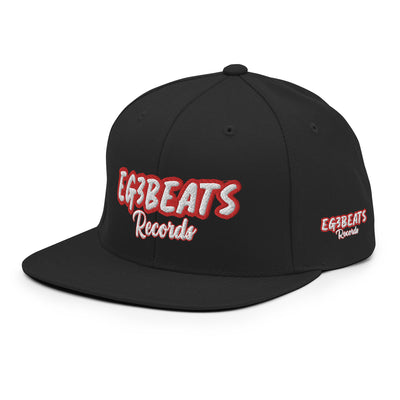 EG3BEATS RECORDS RED Snapback Hat