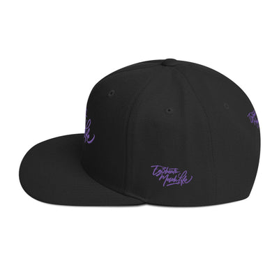 EG3BEATS MERCH LIFE PURPLE Snapback Hat