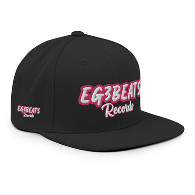 EG3BEATS  RECORDS PINK Snapback Hat