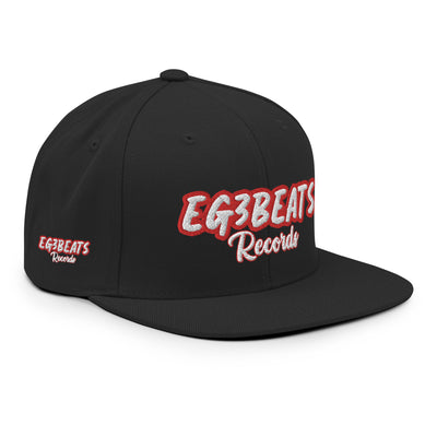 EG3BEATS RECORDS RED Snapback Hat