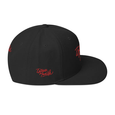 EG3BEATS MERCH LIFE RED Snapback Hat