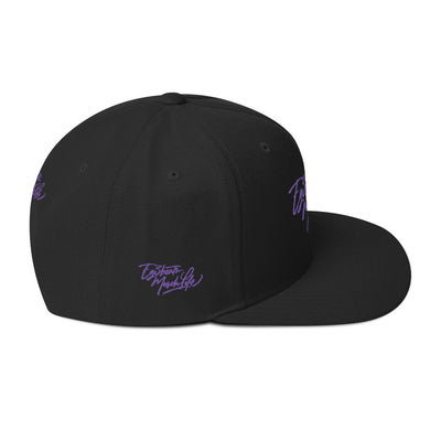 EG3BEATS MERCH LIFE PURPLE Snapback Hat