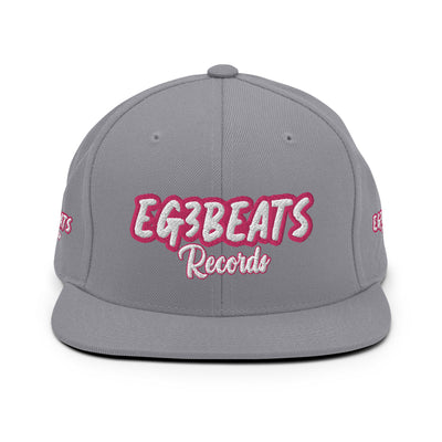 EG3BEATS  RECORDS PINK Snapback Hat