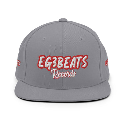 EG3BEATS RECORDS RED Snapback Hat