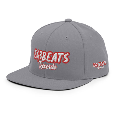 EG3BEATS RECORDS RED Snapback Hat