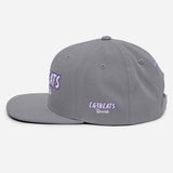 EG3BEATS RECORDS PURPLE Snapback Hat