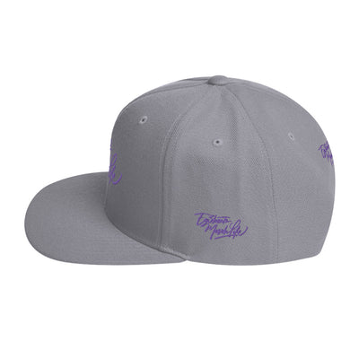 EG3BEATS MERCH LIFE PURPLE Snapback Hat