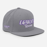 EG3BEATS RECORDS PURPLE Snapback Hat