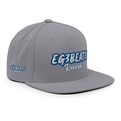 EG3BEATS RECORDS BLUE Snapback Hat