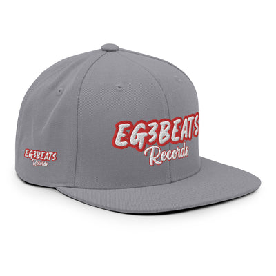 EG3BEATS RECORDS RED Snapback Hat