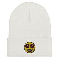 EG3BEATS SMILEY HIGH Cuffed Beanie Hat