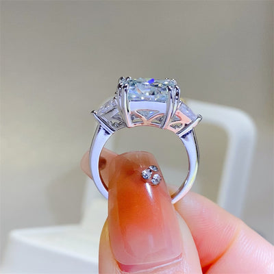 BEAUTIFUL I AM 5 Carat Moissanite Jewelry 925 Sterling Silver Ring