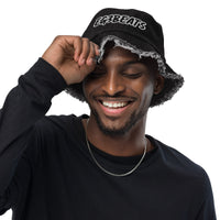 EG3BEATS Distressed Denim Bucket Hat