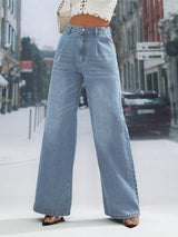 BEAUTIFUL I AM Wide Leg Jeans with Pockets