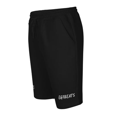 EG3BEATS BLACK Men's Fleece Shorts