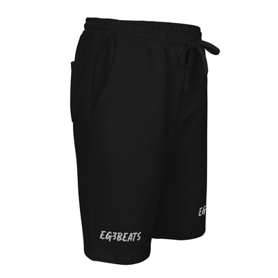 EG3BEATS BLACK Men's Fleece Shorts