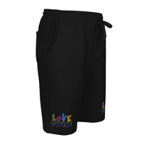 EG3BEATS LOVE DIVINE Men's Fleece Shorts