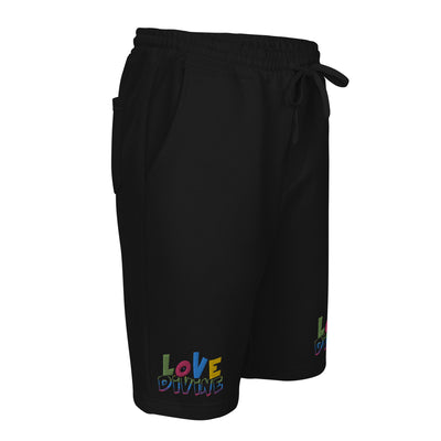 EG3BEATS LOVE DIVINE Men's Fleece Shorts