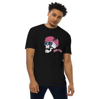 EG3BEATS SKULLY SEEN IT ALL Men’s Premium Heavyweight T-Shirt