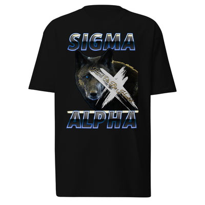 EG3BEATS SIGMA ALPHA Men’s Premium Heavyweight T-Shirt