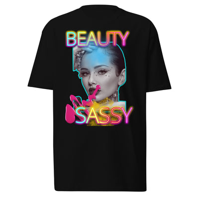 EG3BEATS BEAUTY SASSY Men’s Premium Heavyweight T-Shirt