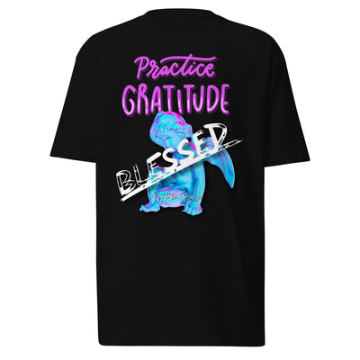 EG3BEATS PRACTICE GRATITUDE Men’s Premium Heavyweight T-Shirt