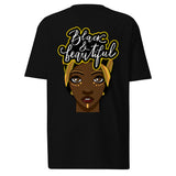 EG3BEATS BLACK & BEAUTIFUL Men’s Premium Heavyweight T-Shirt