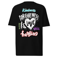 EG3BEATS FORGIVENESS IS LOVE Men’s Premium Heavyweight T-Shirt