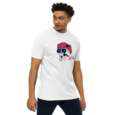 EG3BEATS SKULLY SEEN IT ALL Men’s Premium Heavyweight T-Shirt