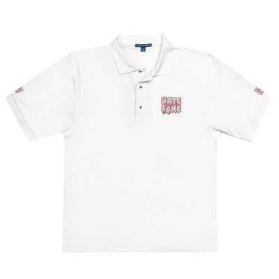 EG3BEATS HATE BECOMES FAME RED Men's Premium Polo