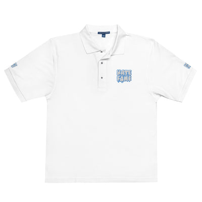 EG3BEATS HATE BECOMES FAME AQUA Men's Premium Polo