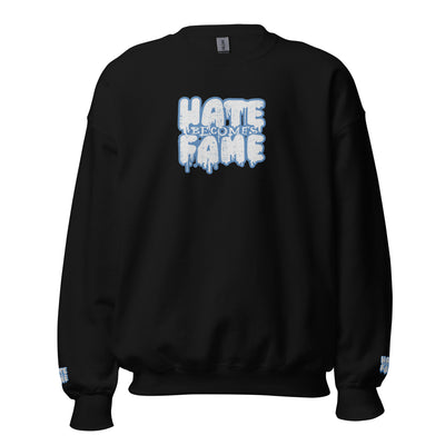 EG3BEATS HATE BECOMES FAMOUS AQUA Unisex Sweatshirt