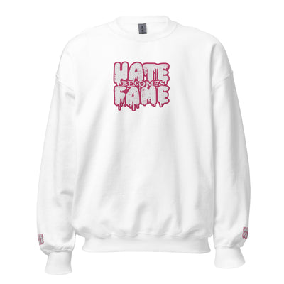 EG3BEATS HATE BECOMES FAME PINK Unisex Sweatshirt